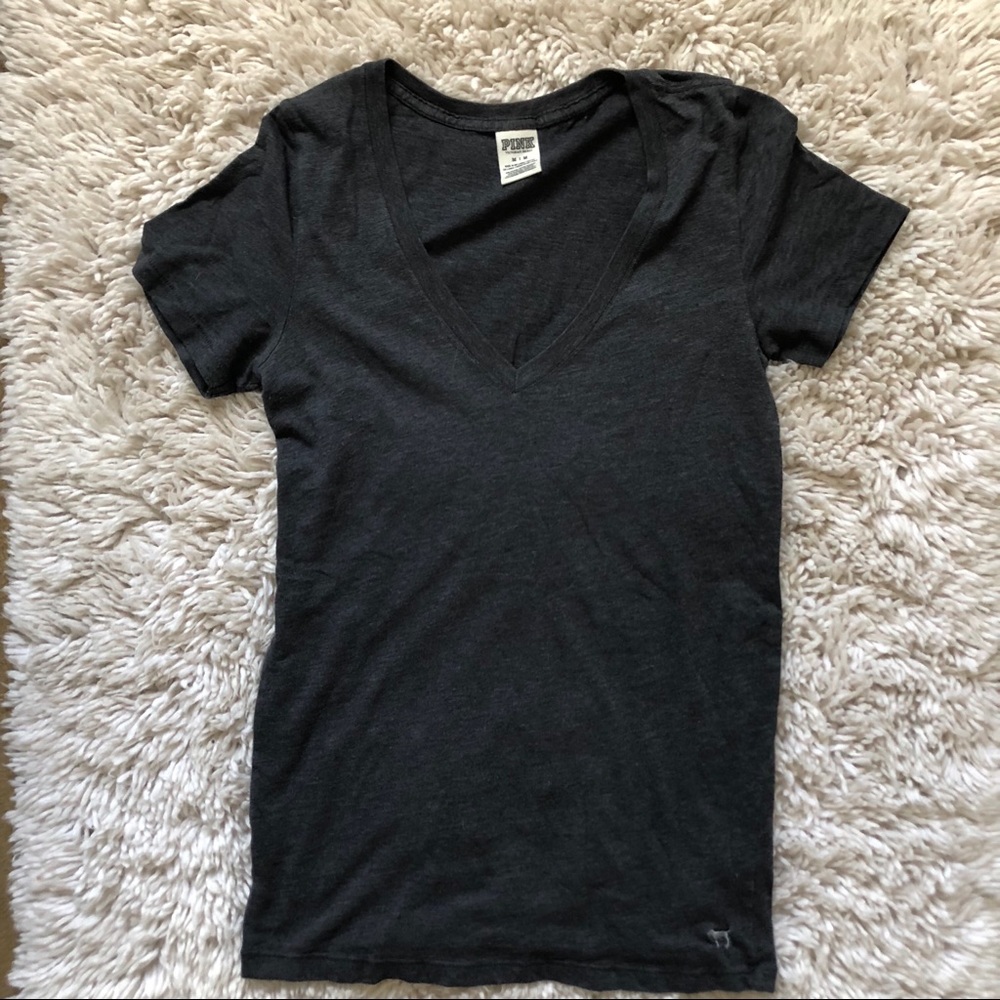 PINK V Neck Tee